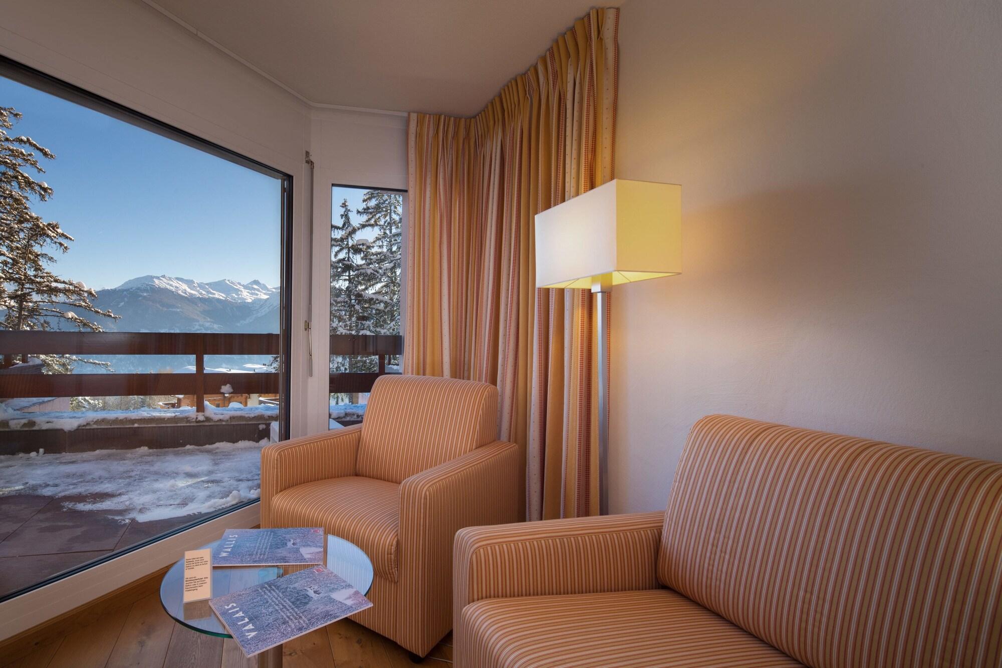 Hotel Helvetia Intergolf Crans-Montana Zewnętrze zdjęcie