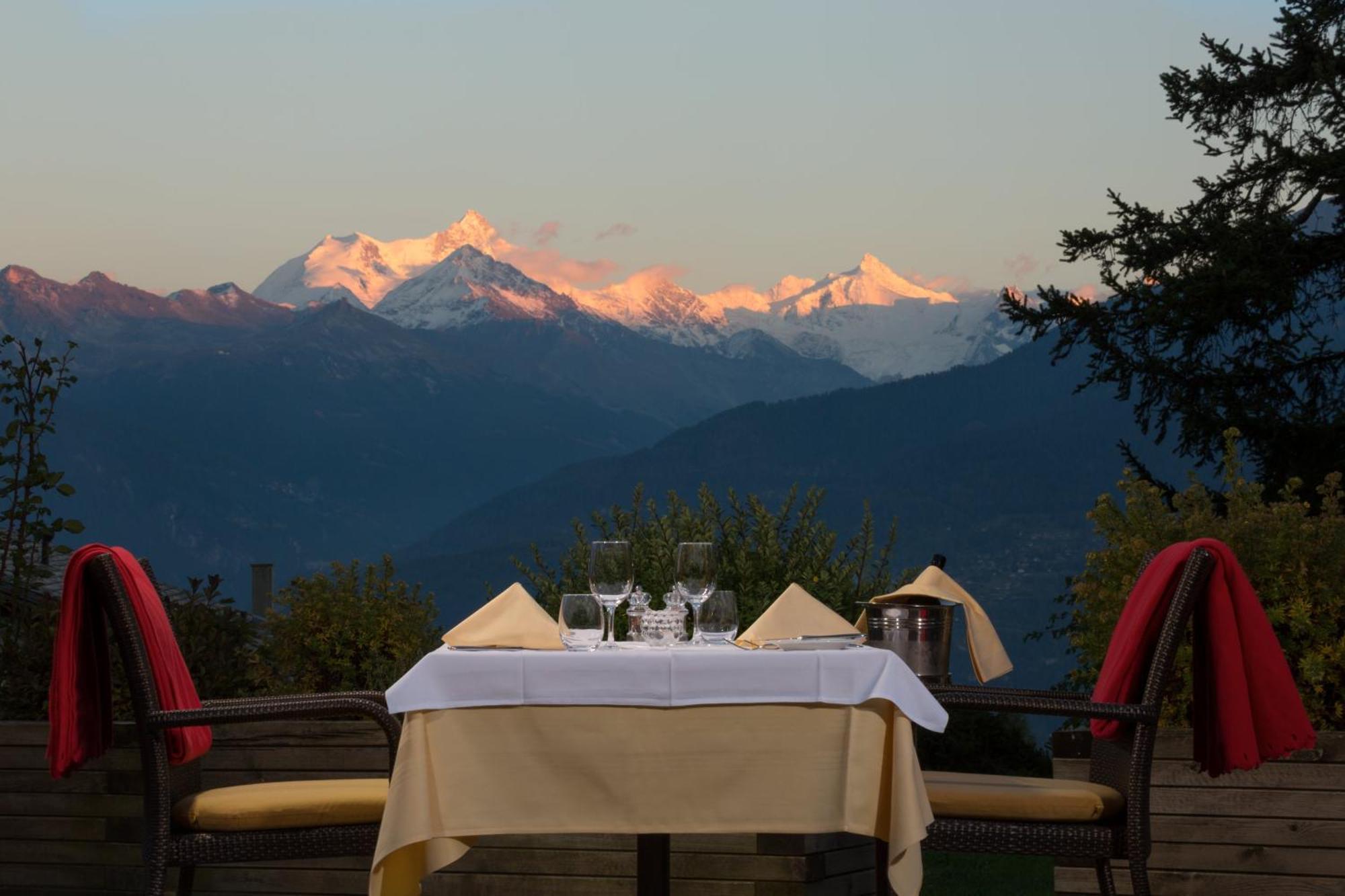 Hotel Helvetia Intergolf Crans-Montana Zewnętrze zdjęcie