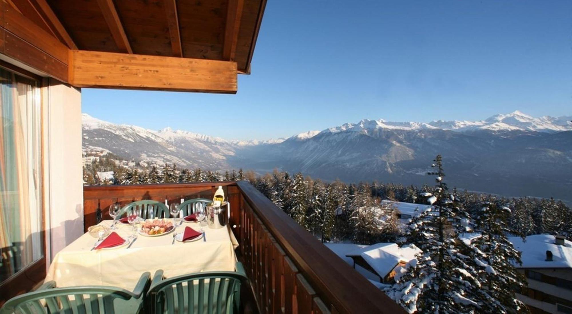 Hotel Helvetia Intergolf Crans-Montana Zewnętrze zdjęcie